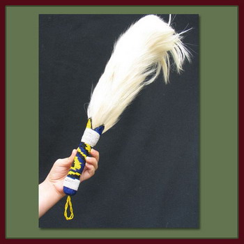 07. Horsetail Wisk w/ Beaded Handle